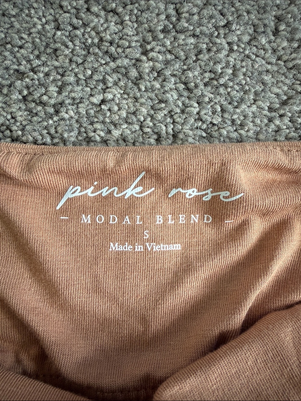 Pink Rose Camel Halter Tank Top - Picture 2 of 2